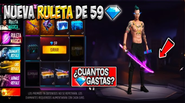 Cómo obtener recompensas exclusivas en la ruleta de Free Fire