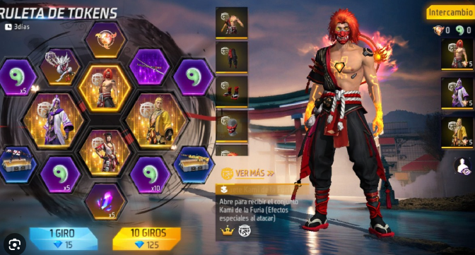 Cómo obtener recompensas exclusivas en la ruleta de Free Fire